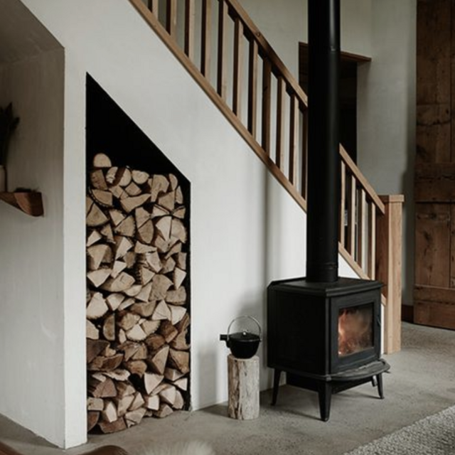 How can you have a cabin in the woods without a wood burning stove!
