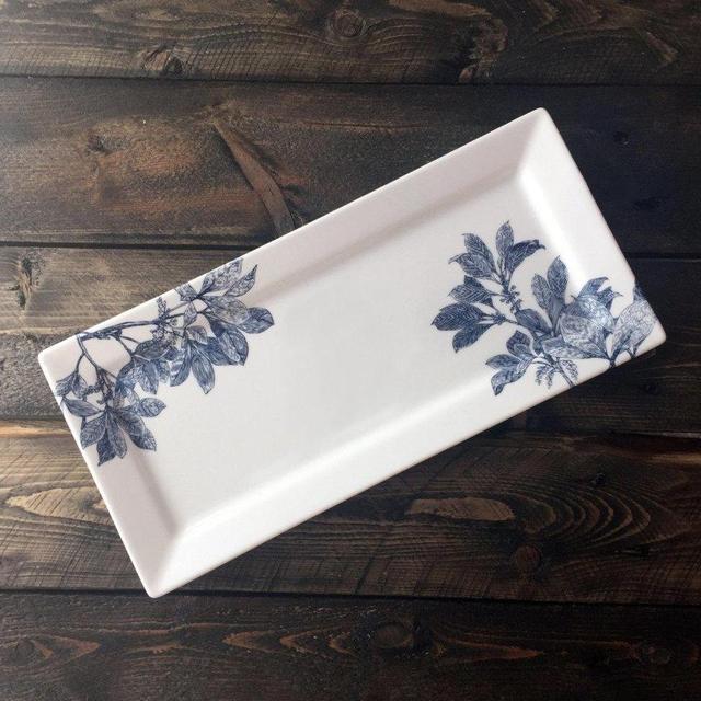 Arbor Blue Serving Tray