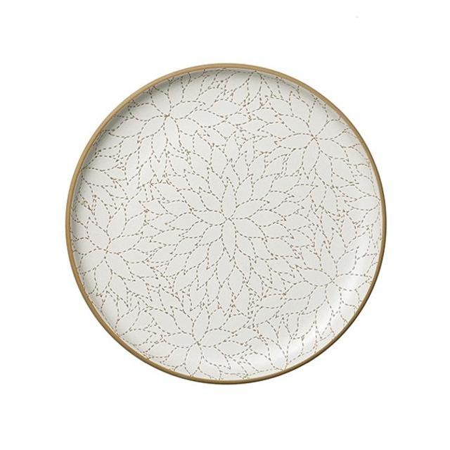 Camellia Etched Serving Platter