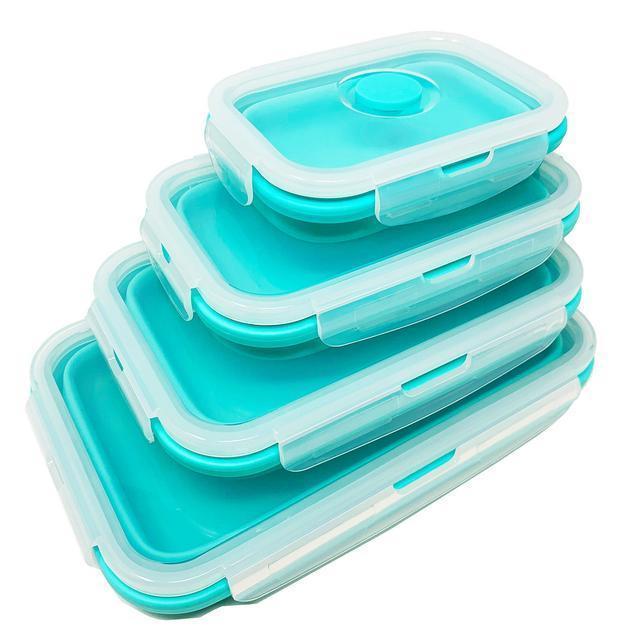 Collapsible Silicone Food Storage Containers