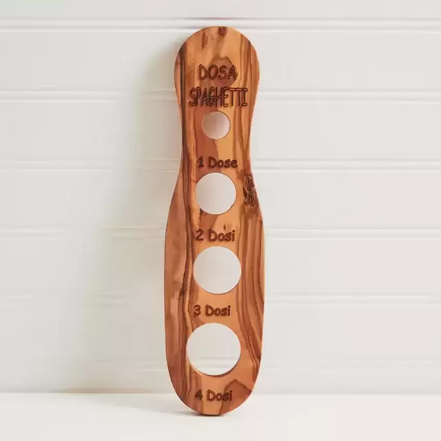 Italian Olivewood Spaghetti Measurer