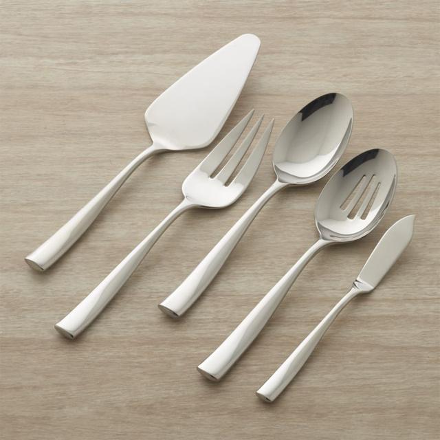 Couture 5-Piece Serving Set, Mirror Finish