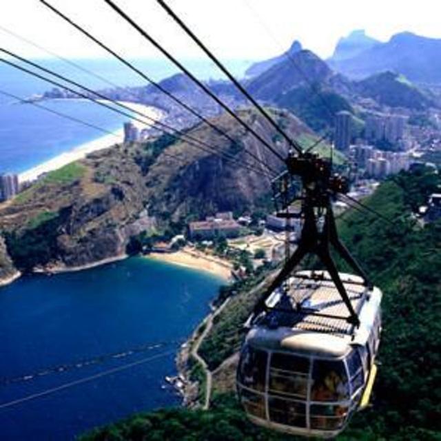 Cable Car up Sugarloaf Mountain in Rio de Janeiro