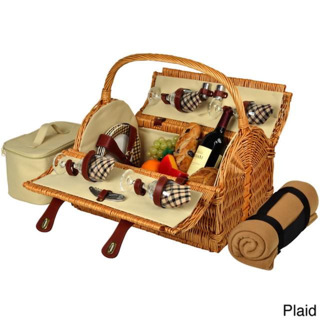 Yorkshire 4-person with Blanket Picnic Basket
