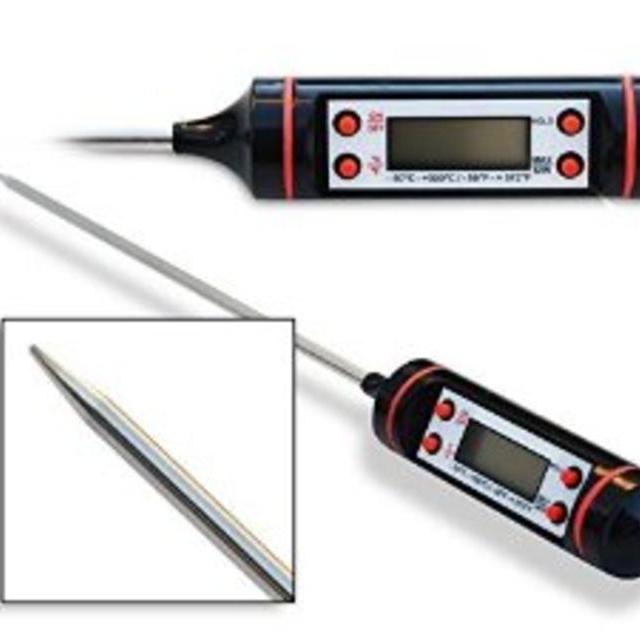 Instant Read Digital Thermometer - Quickest Probe for All Food,turkey, Meat, Grill, BBQ and Candy -Number 1 Outdoor Thermometer -Get Accurate Results in Seconds 100% Guaranteed!