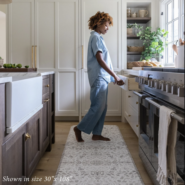 House of Noa Nama 30" x 108" Anti-Fatigue Kitchen Runner