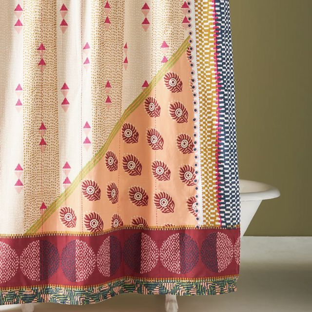 Printed Jem Shower Curtain