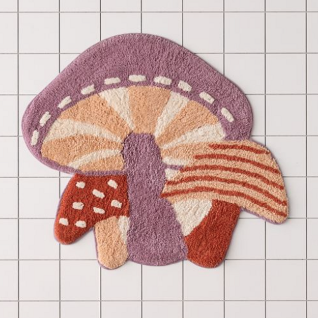 Mushroom Tufted Bath Mat