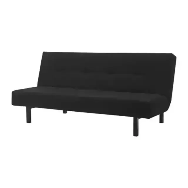 BALKARP Sleeper sofa, Knisa black
