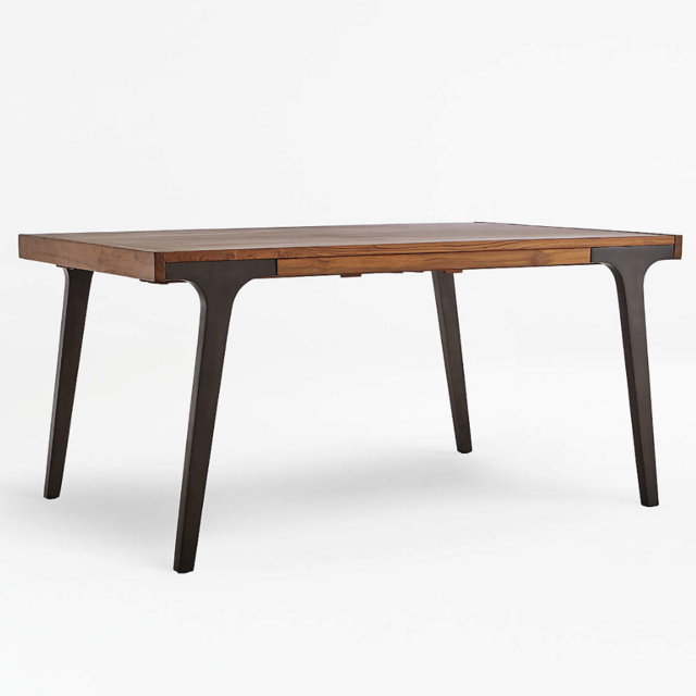 Lakin 61" Recycled Teak Extendable Dining Table