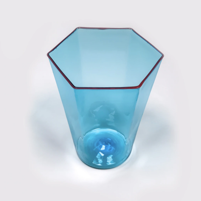 Hexagonal Murano Glass Tumbler (set of 2)