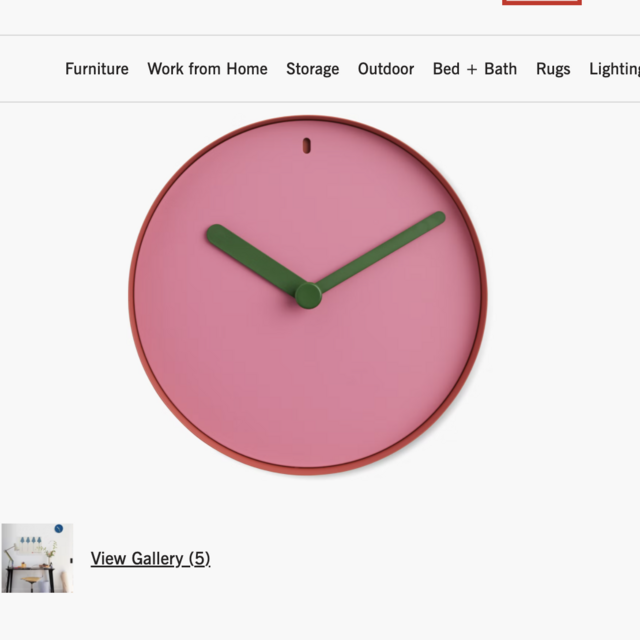Hemisphere Wall Clock