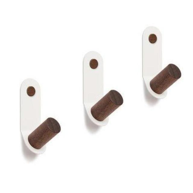 Plane Set of 3 Single Wall Hooks