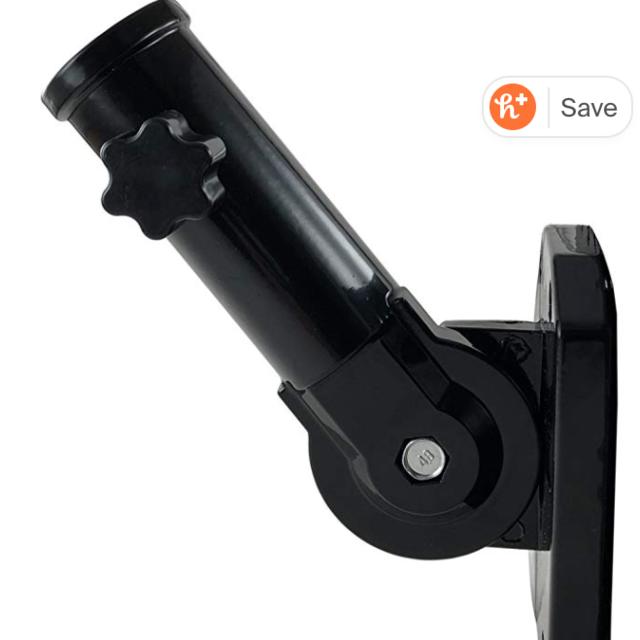 Green Grove Products Adjustable Flag Pole Bracket Heavy Duty Aluminum All Weather Flag Display Holder (Black)