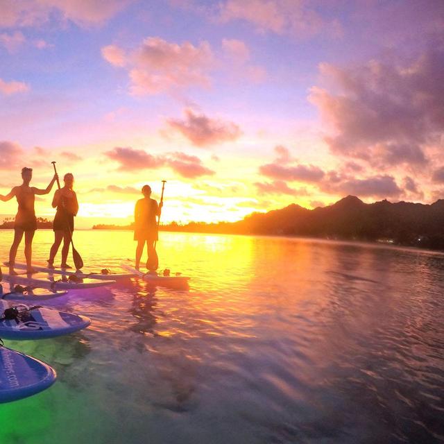 Night Paddleboarding Lagoon Tour