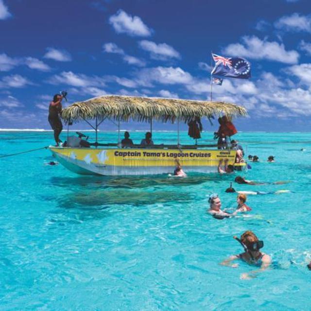 Rarotonga Glass Bottom Boat Lagoon Cruise