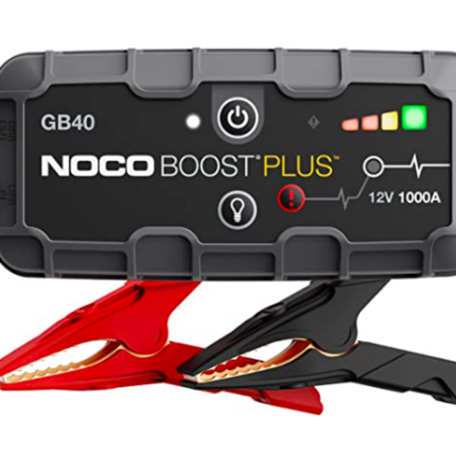 NOCO Boost Plus GB40 1000 Amp 12-Volt UltraSafe Lithium Jump Starter Box, Car Battery Booster Pack, Portable Power Bank Charger, and Jumper Cables for up to 6-Liter Gasoline and 3-Liter Diesel Enginesur order