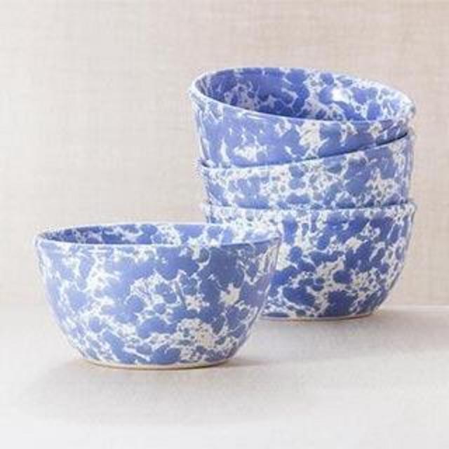Medium Basic Bowl, Morning Glory Blue