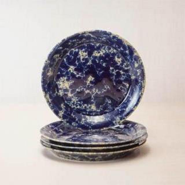 Classic Lunch Plate, Blue Agate