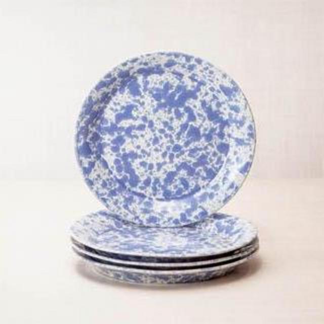 Classic Lunch Plate, Morning Glory Blue