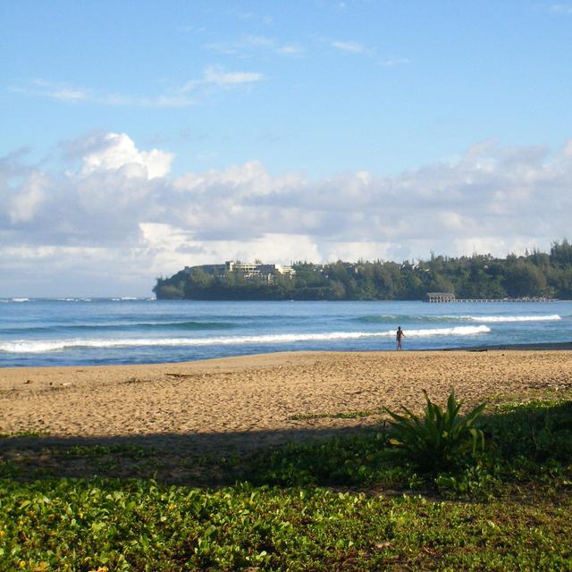 Surf lessons in Hanalei Bay