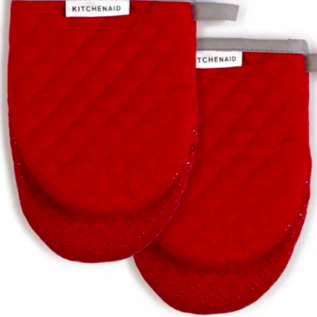 KitchenAid 2pk Cotton Asteroid Mini Oven Mitts