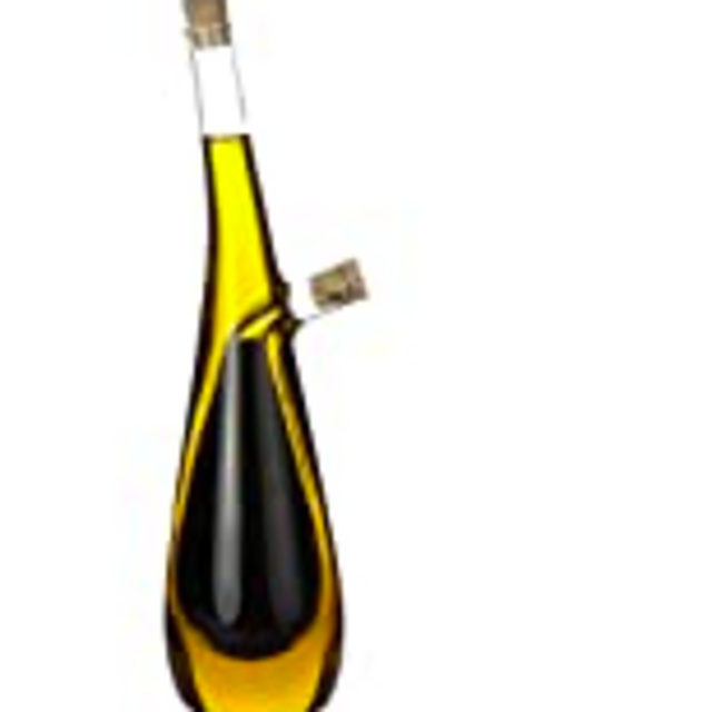 Lily's Home Glass Olive Oil and Vinegar Dispenser, (15 Ounces & 10 Ounces)