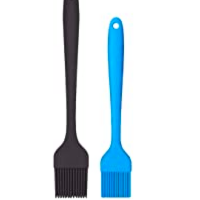 Silicone Basting Brush Set of Two Long Handle Pastry Brush for Grilling, Baking, BBQ and Cooking