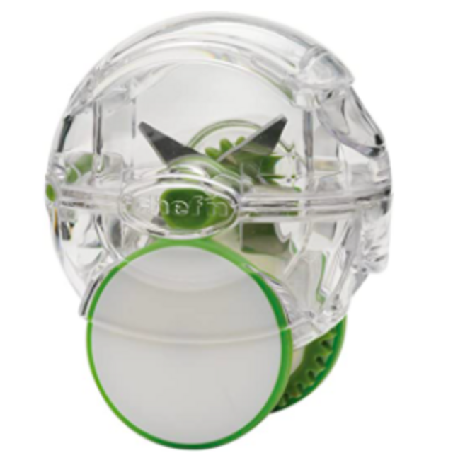 Chef’n GarlicZoom Garlic Chopper, Arugula and Meringue