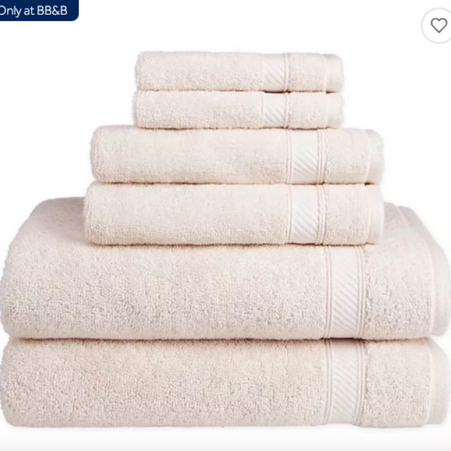 Nestwell™Hygro Cotton Solid 6-Piece Towel Set in Seashell