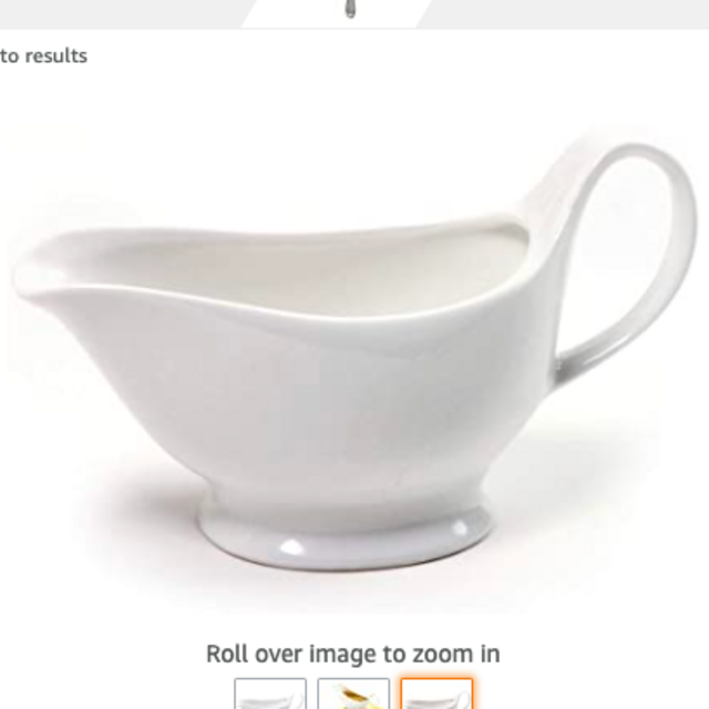 Norpro Porcelain Gravy Boat Mode 16 Oz 1 Gravy Boat White