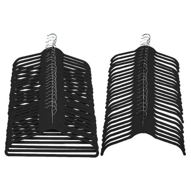 Joy Mangano Huggable Hangers® 48-Pc. Combo Pack - Black