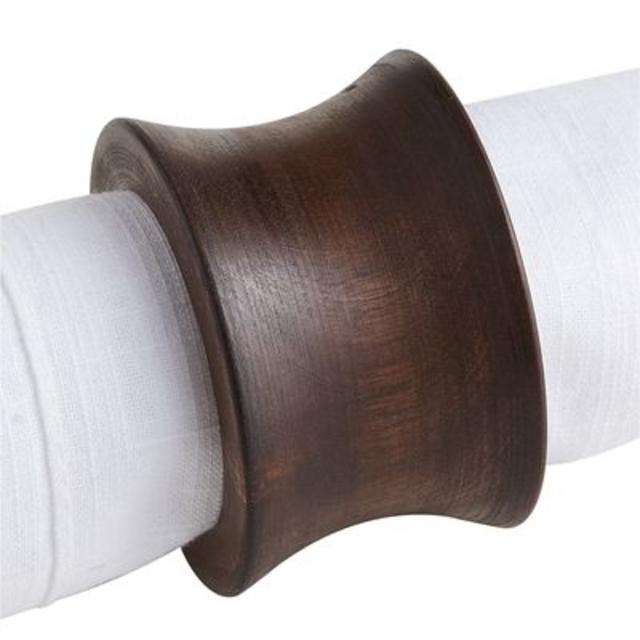Concave Wood Napkin Ring