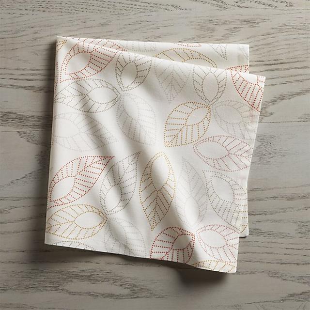 Dotted Leaf Napkin
