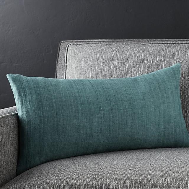 Michaela Azure Blue 24"x12" Pillow