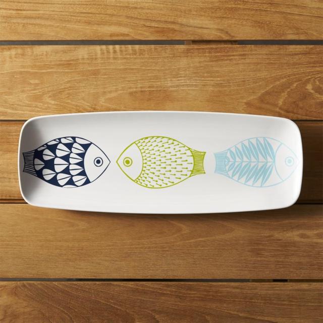 Fish Melamine Serving Platter