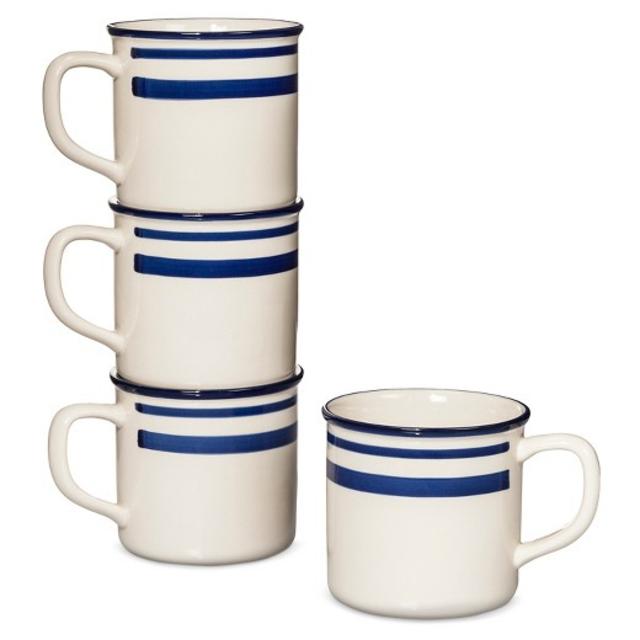 Product description page - Beekman 1802 FH® Freemont Dinnerware 4pc Mugs 16oz White