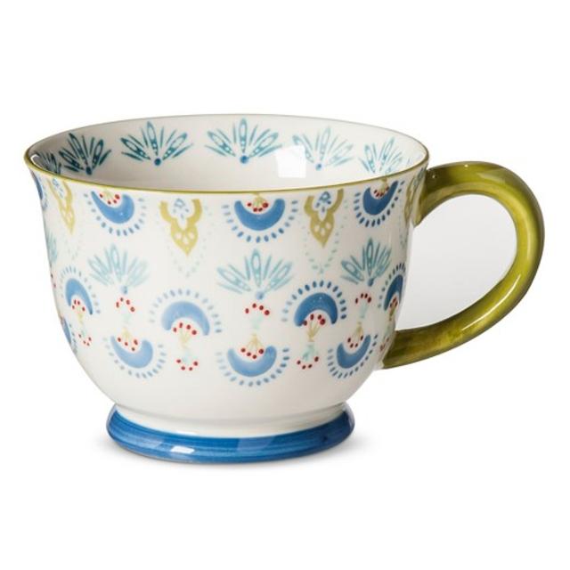 Product description page - Chloe Print Coffee Mug Set 4-pc - Multicolored