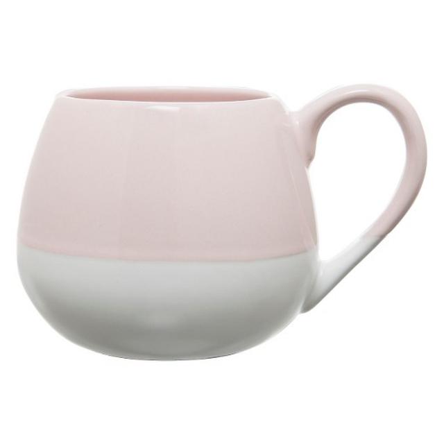 Clay Art Snuggle Mug 19oz Stoneware Set of 4 - Pink