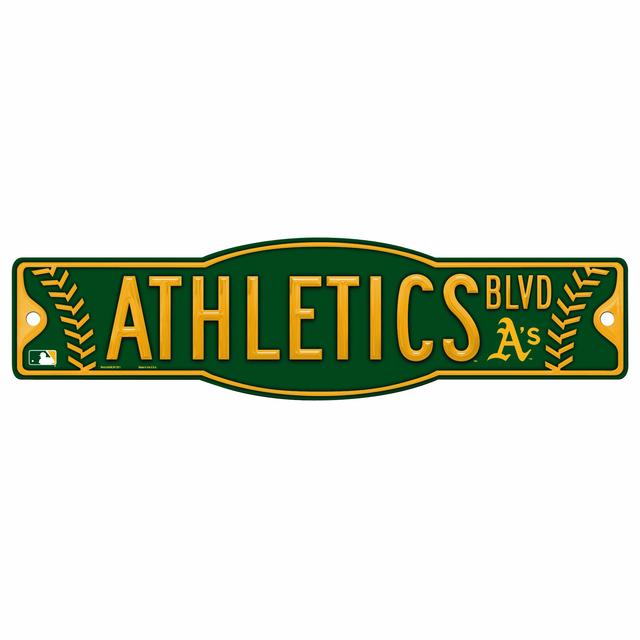 MLB Oakland Athletics 4.5-by-17 Sign