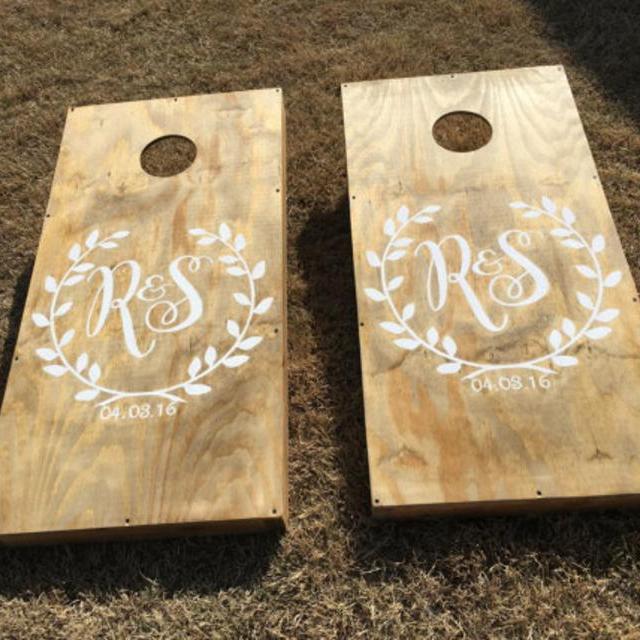 Custom Wedding Cornhole Boards