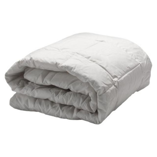AllerEase Hot Water Washable Down Alternative Comforter-White (King)