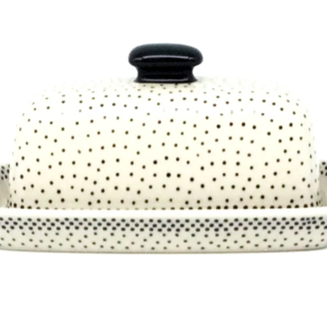 Butter Dish in Black Elegance