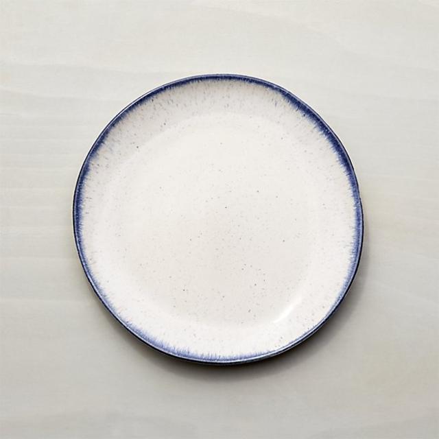 Lina Blue Stripe Salad Plate