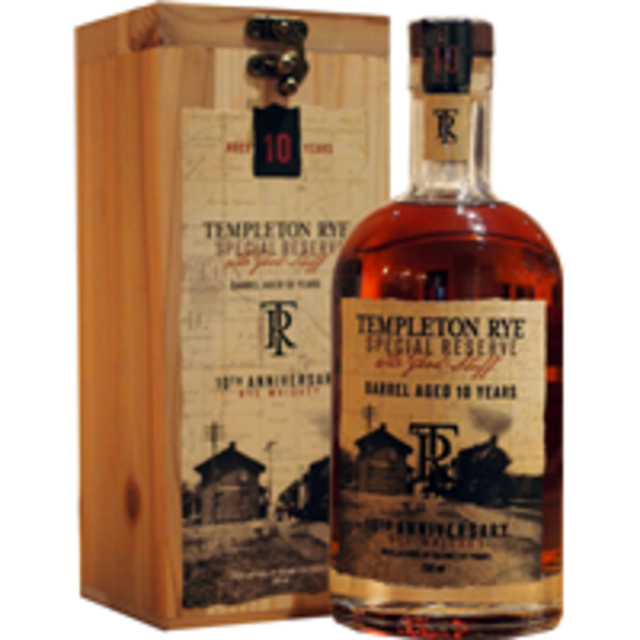 Templeton Special Reserve 10 year old Rye Anniversary Bottling