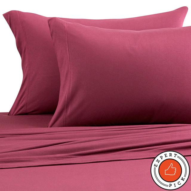 Pure Beech® Jersey Knit Modal Queen Sheet Set in Burgundy