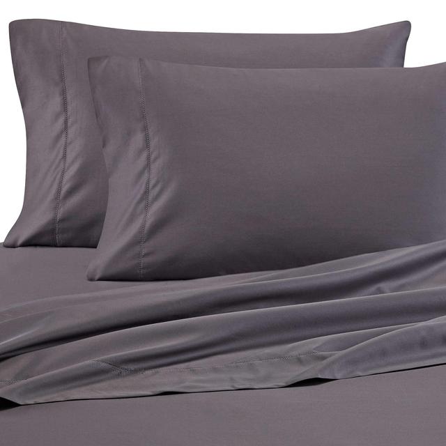 Wamsutta® 525-Thread-Count PimaCott® Queen Fitted Sheet in Charcoal