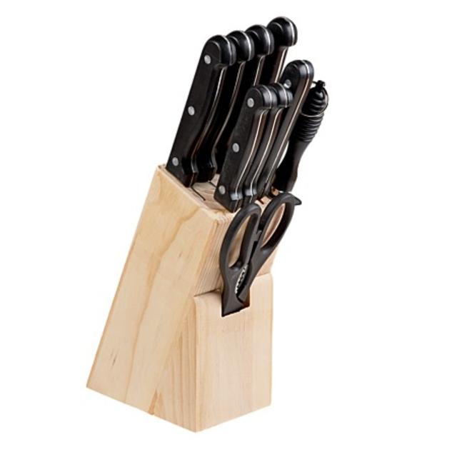 Living & Co Deluxe Knife Block 9 Piece