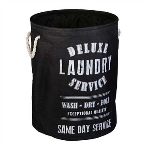Pelham Laundry Hamper Black