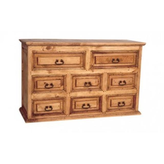 Rustic Pine 57" Dresser